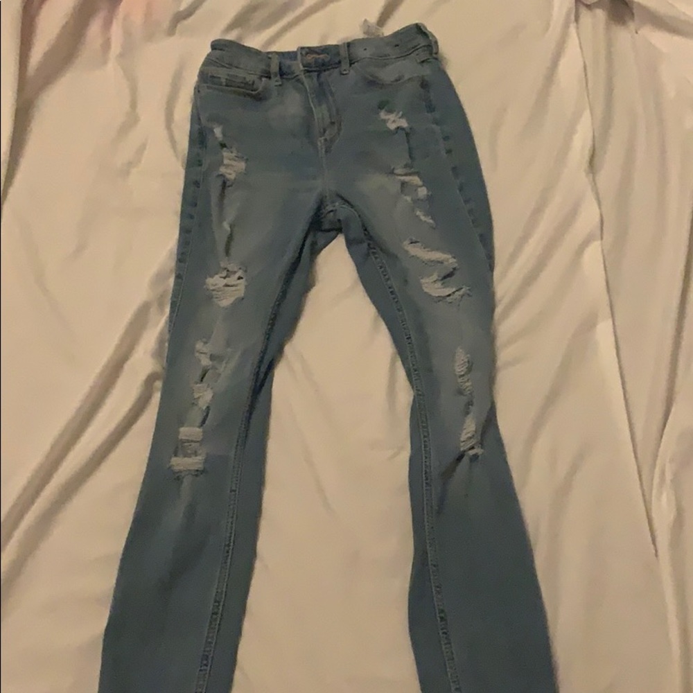 Hollister high rise, super skinny jeans